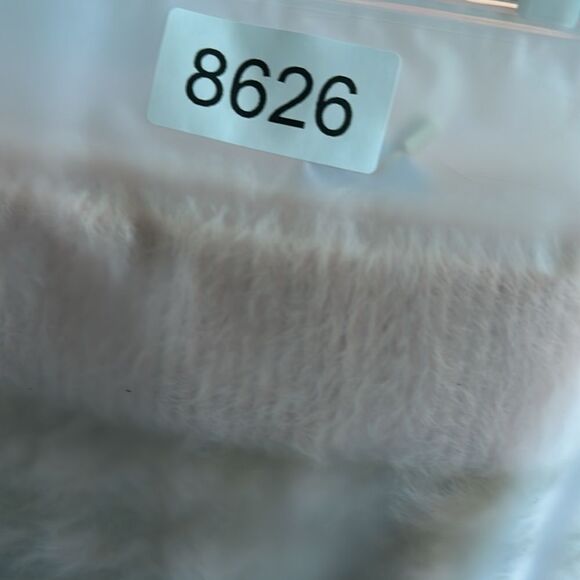 NWT For Love & Lemons Cher Sweater Pencil Mini Skirt - Pink Cream - Size 2XL - Picture 7 of 7